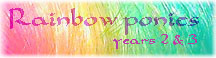 Rainbow Ponies
