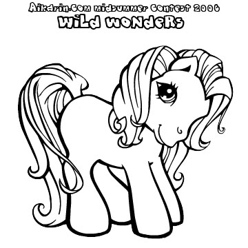 Coloring Pages My Little Pony. Aikarin.com - Custom My Little