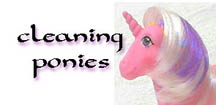 Cleaning Ponies